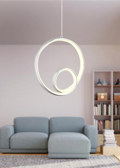 BYN-0043-KROM Sarkıt Led Avize