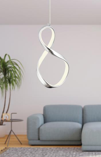 BYN-0045-KROM Sarkıt Led Avize